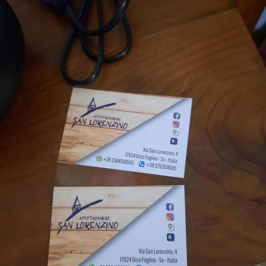 Affittacamere San Lorenzino Orco Feglino Bagian luar foto